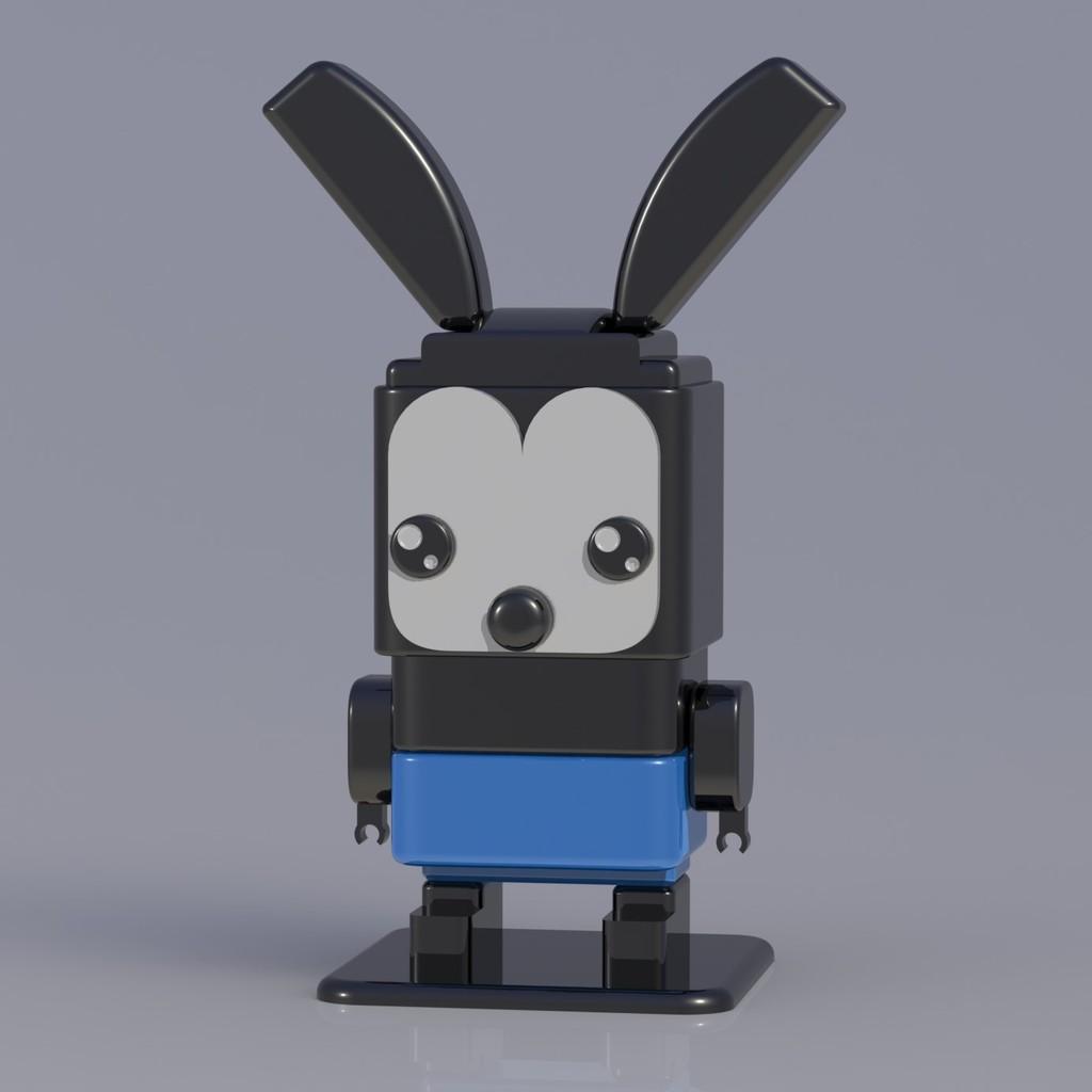 SQUARED OSWALD THE LUCK RUBBIT 3d model