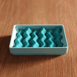 Self-Draining Bar Soap Dish and Saver Tray 3d model
