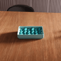 Self-Draining Bar Soap Dish and Saver Tray 3d model