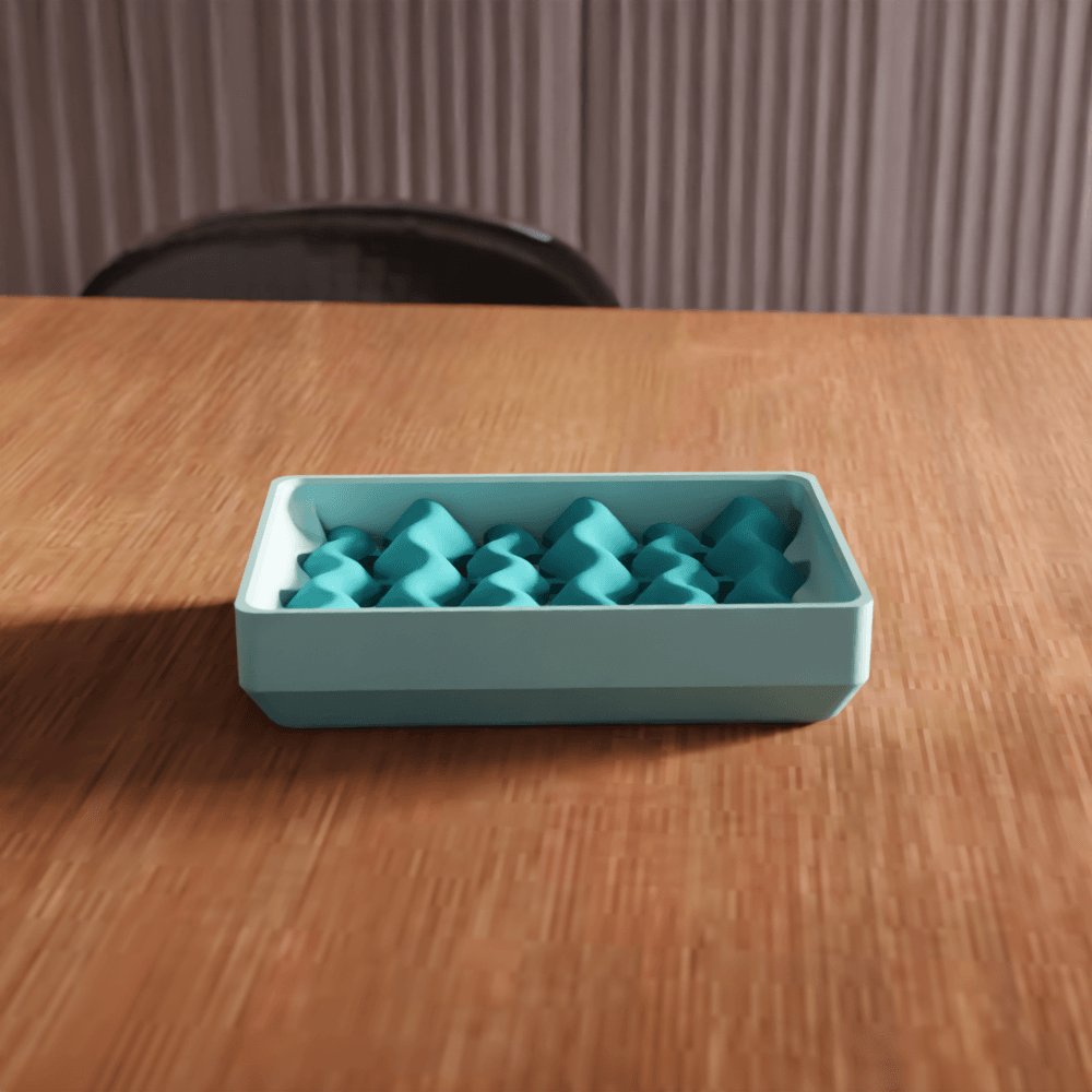 Self-Draining Bar Soap Dish and Saver Tray 3d model