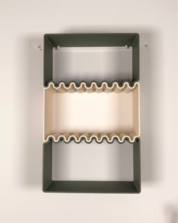 Cup shelf wave 3d model