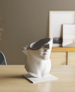 Venus Elegance Sculptural Vase 3d model