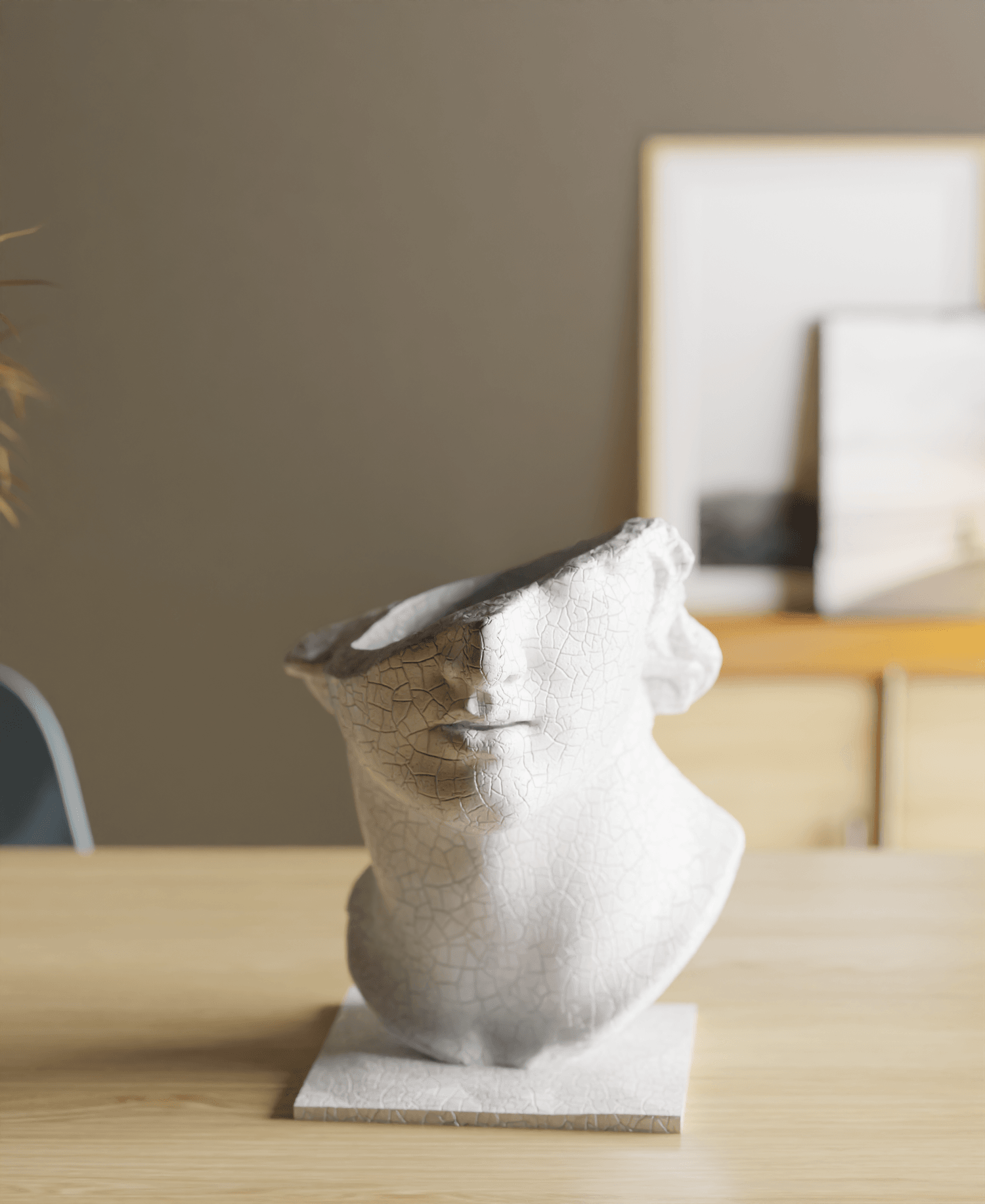 Venus Elegance Sculptural Vase 3d model