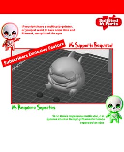 Chunky Shark. 3d model