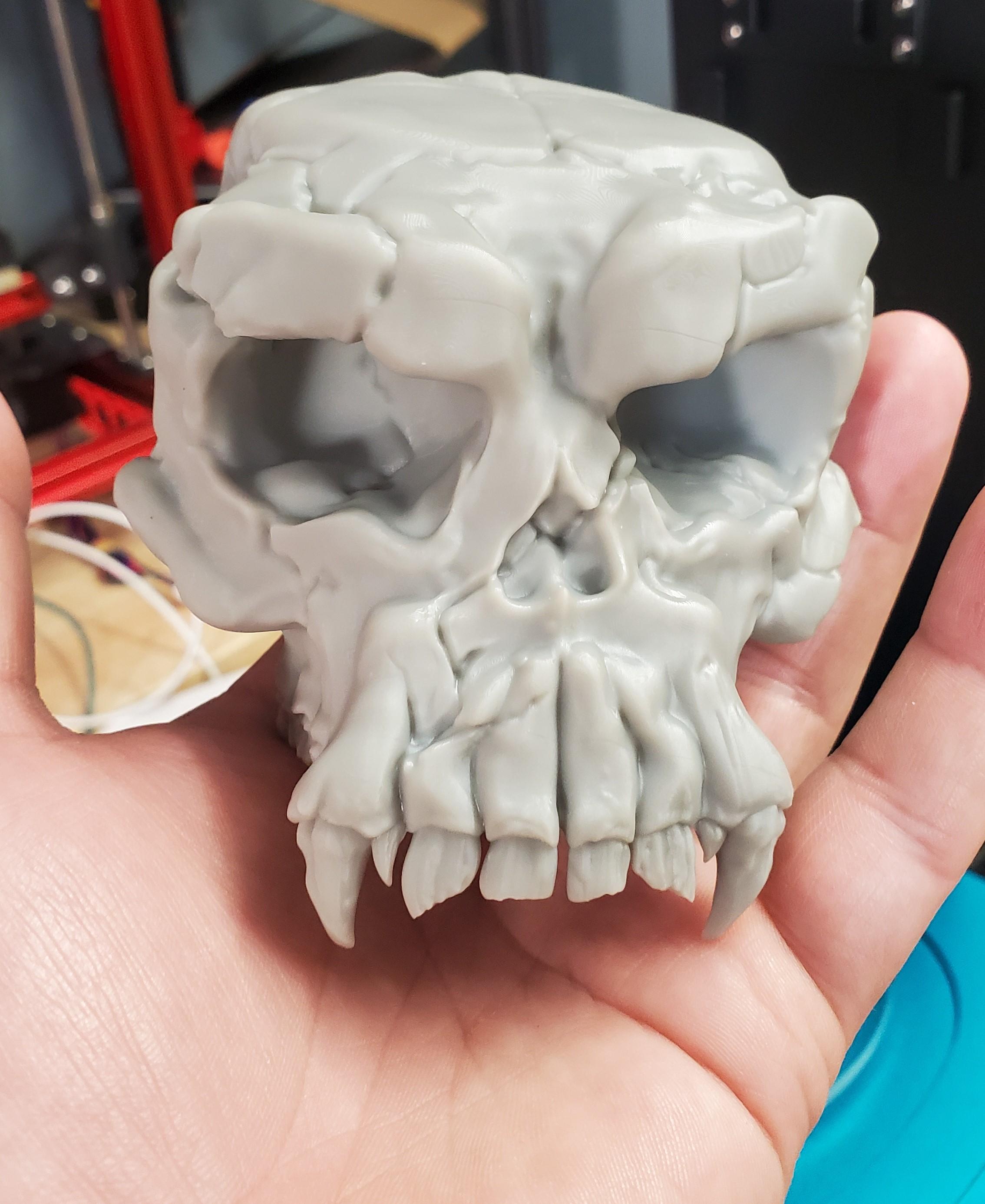 Skull of Gul'dan - Anycubic Photon Mono in siratec fast grey
Scaled to fit - 3d model