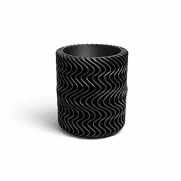 WAVE PLANTER (WAMEO) - WITH DRIP TRAY / MODERN PLANTER DESIGN / HOMGARDEN 3d model