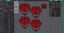 Halloween Devil Man Keychain 3d model