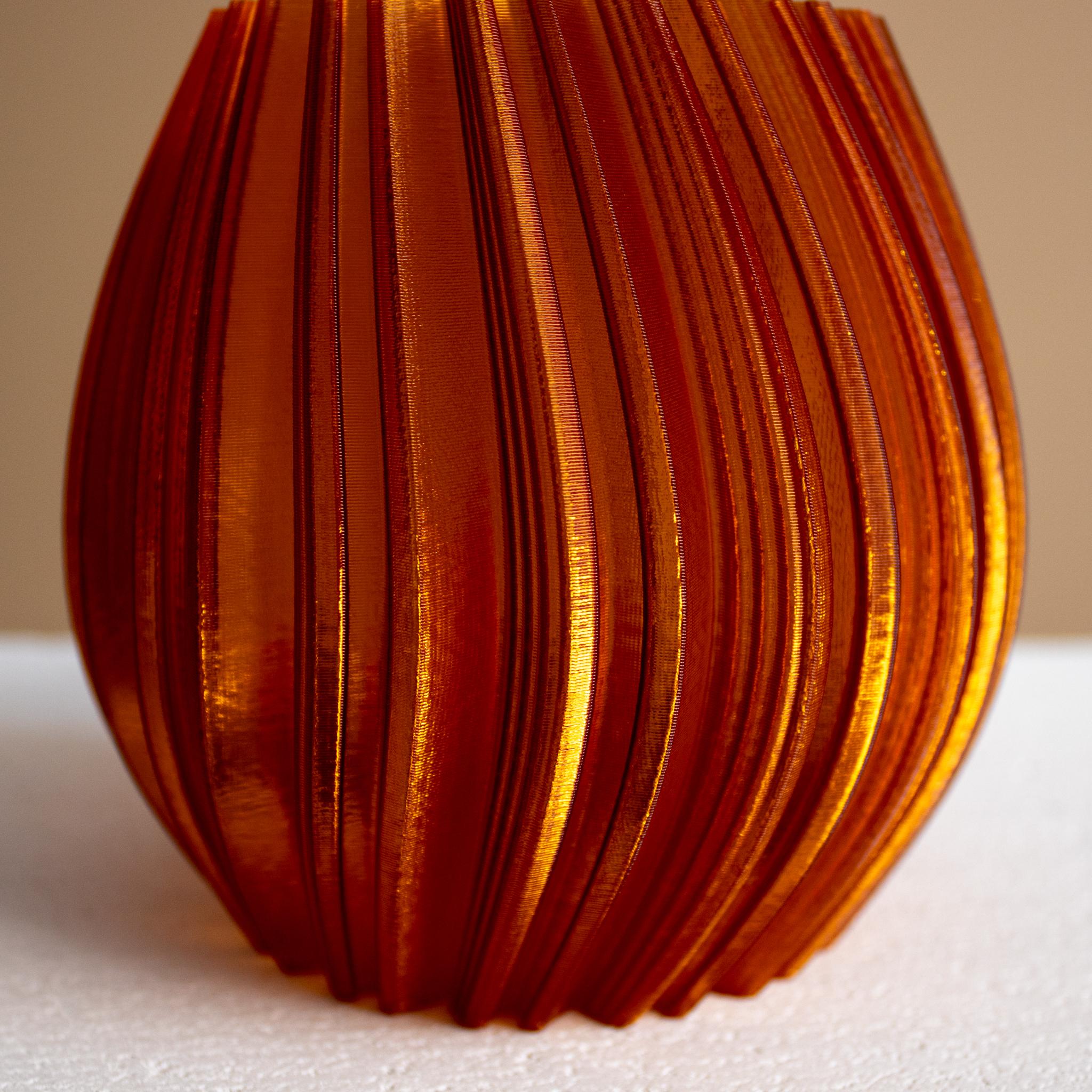  Round Planter Abstract | Vase Mode | Shelled | Slimprint  3d model