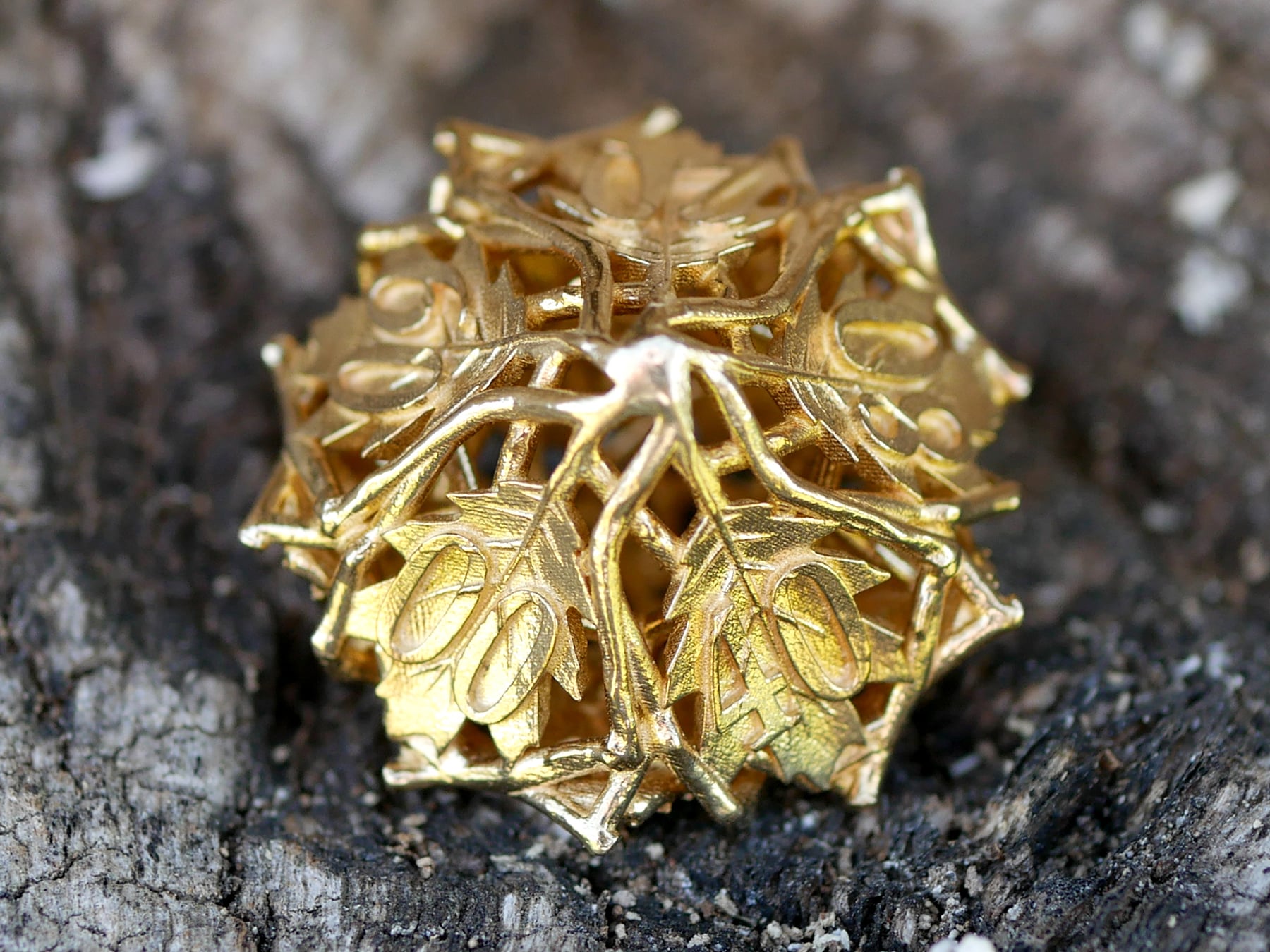 Botanical Die10 Decader (Oak) Mini 3d model