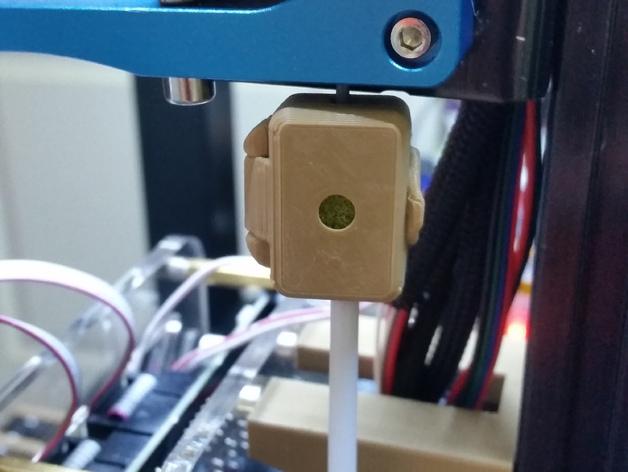 Ikea Lack Table - Through feed filament guide 3d model