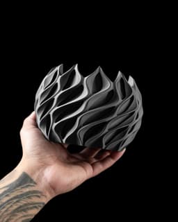 Twisted Planter Pot by MODERN MACHINE 3d model