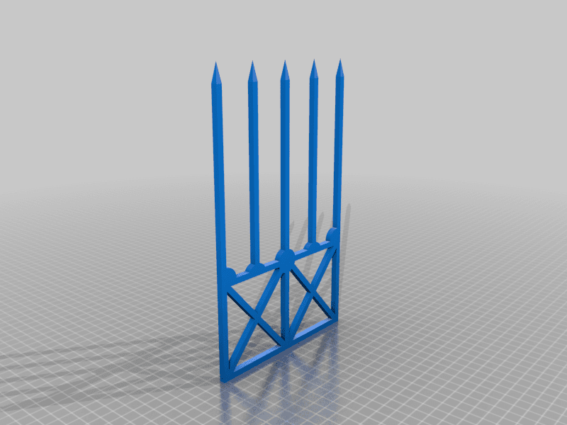Cross Style Trellis with FreeCAD Project Source 3d model