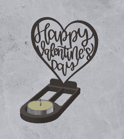 Candle Holder Decoration 3d model