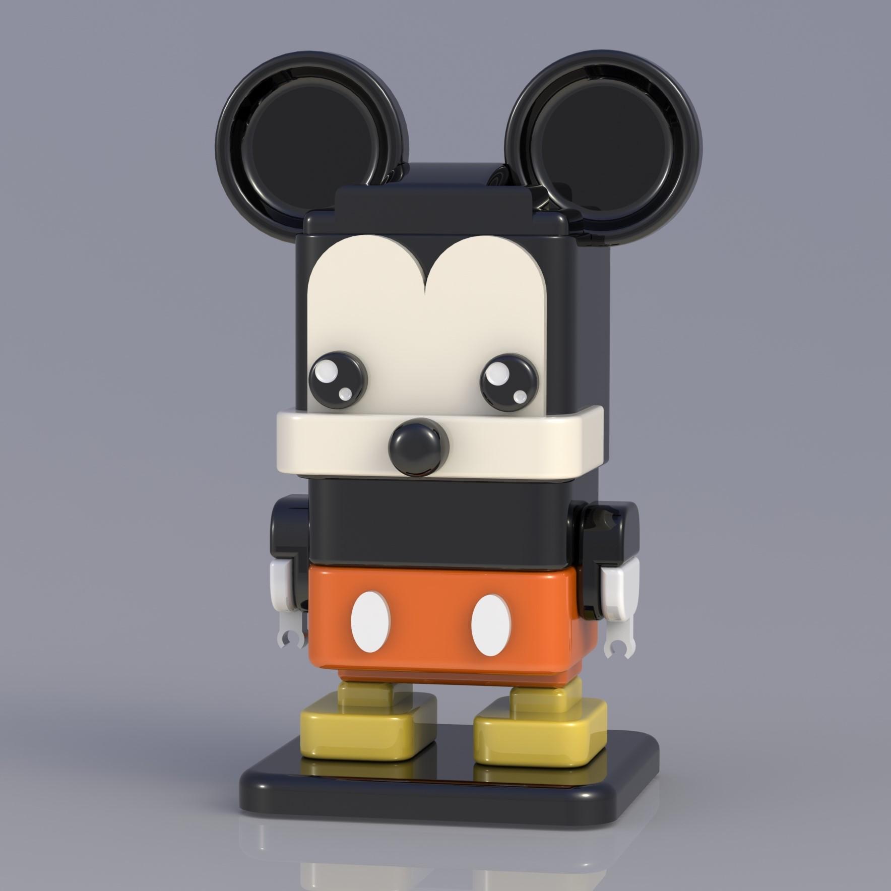 SQUARED MICKEY MOUSE 3d model