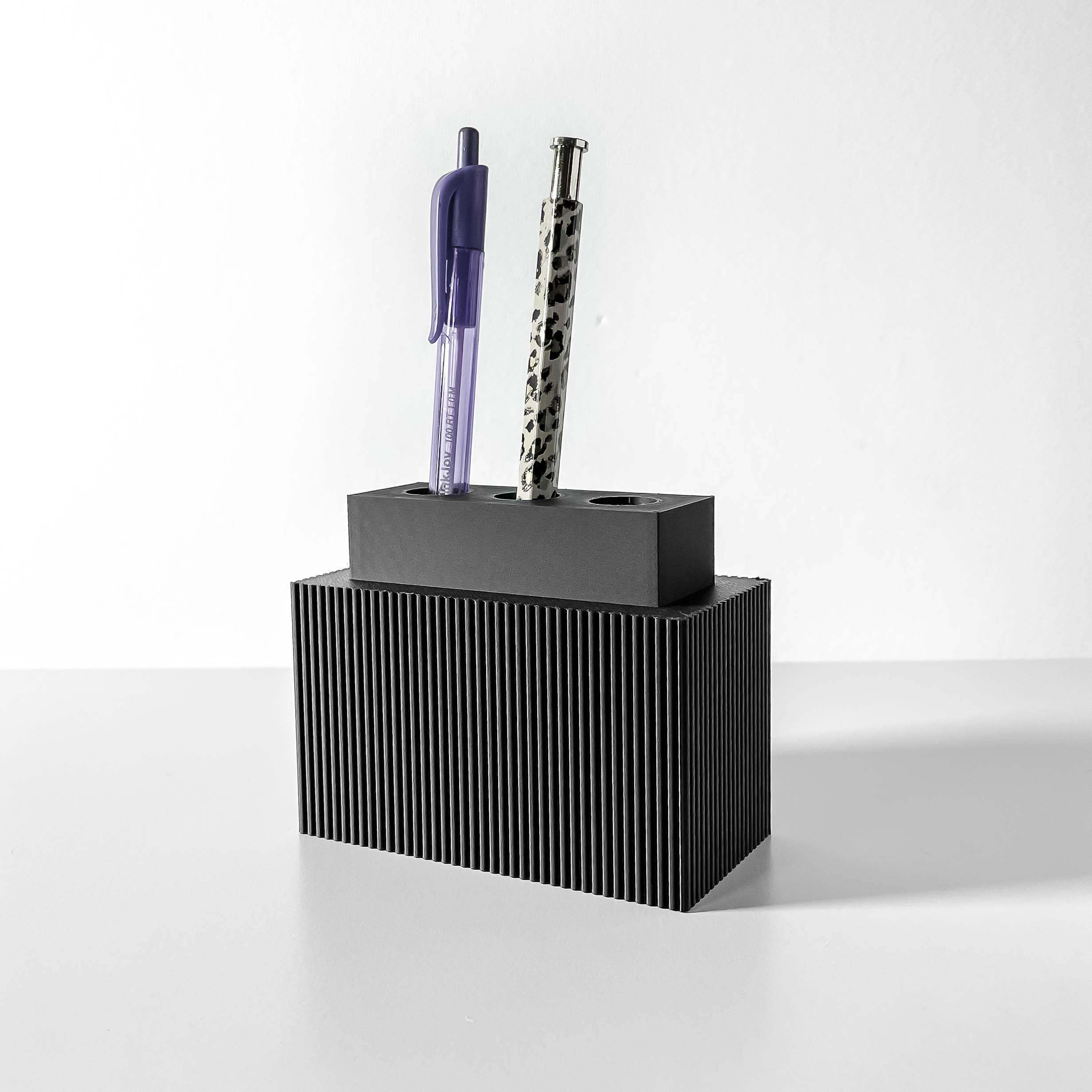The Osin Pen Holder | Desk Organizer and Pencil Cup Holder | Modern Office and Home Decor 3d model