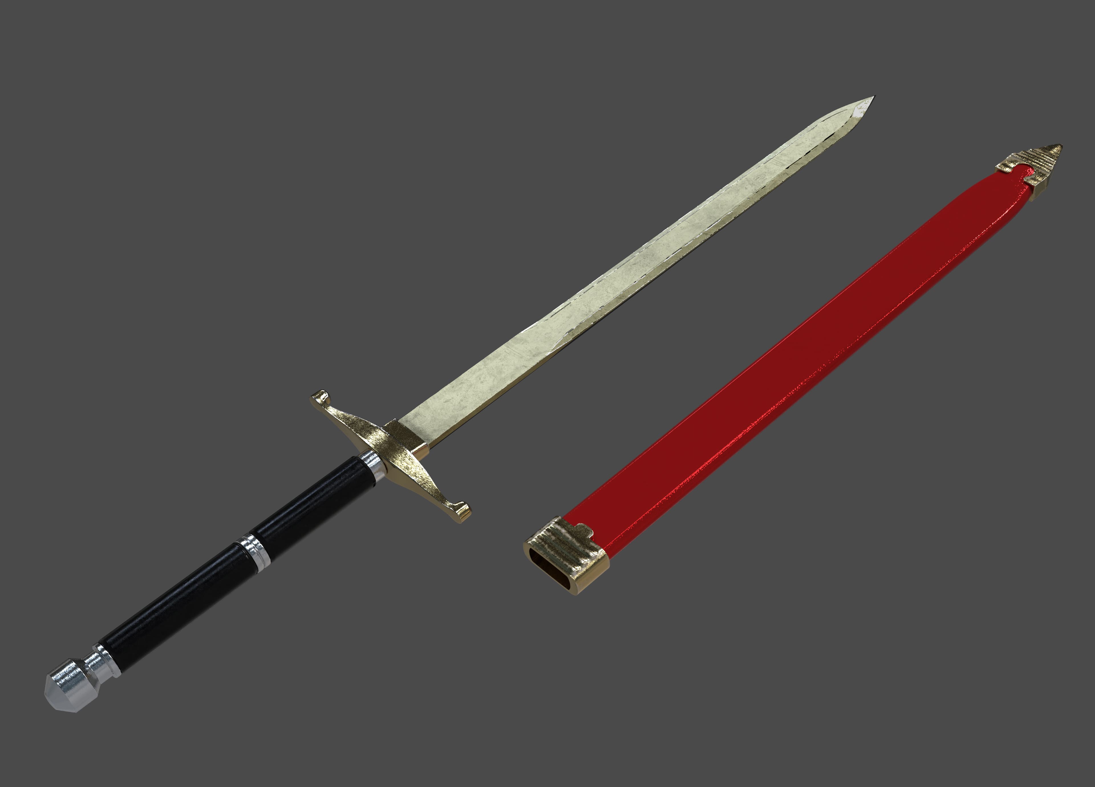 Trunks Sword Vector Trunks Sword - 3D model by NikkoIndustries on Thangs