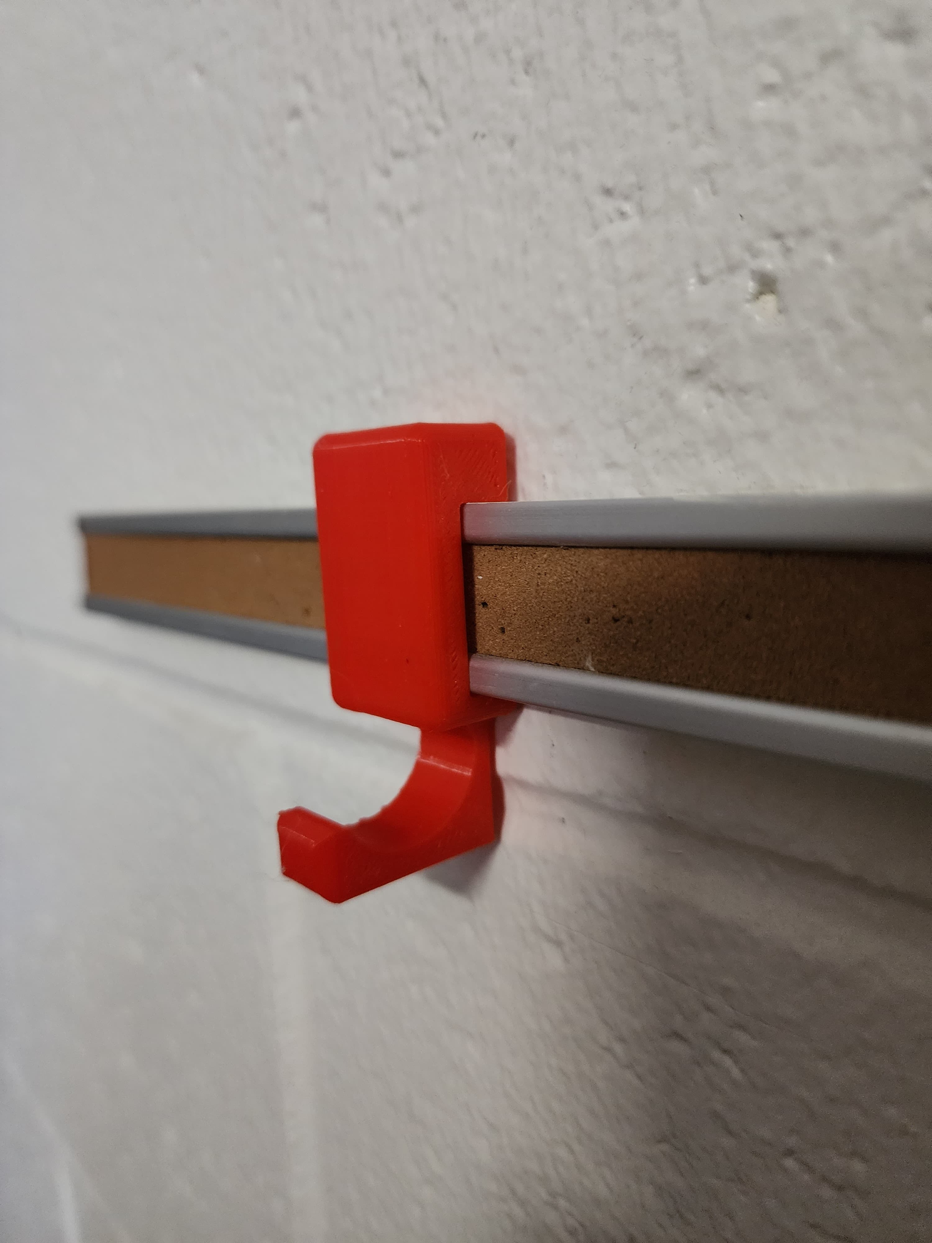 Bulletin Bar Coat/ Backpack Hanger 3d model