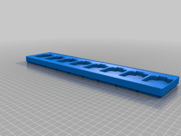 Gridfinity - 42mm Stepper Motor Holder 7 sizes + Parameteric Fusion File 3d model