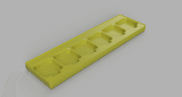Gridfinity - 42mm Stepper Motor Holder 7 sizes + Parameteric Fusion File 3d model