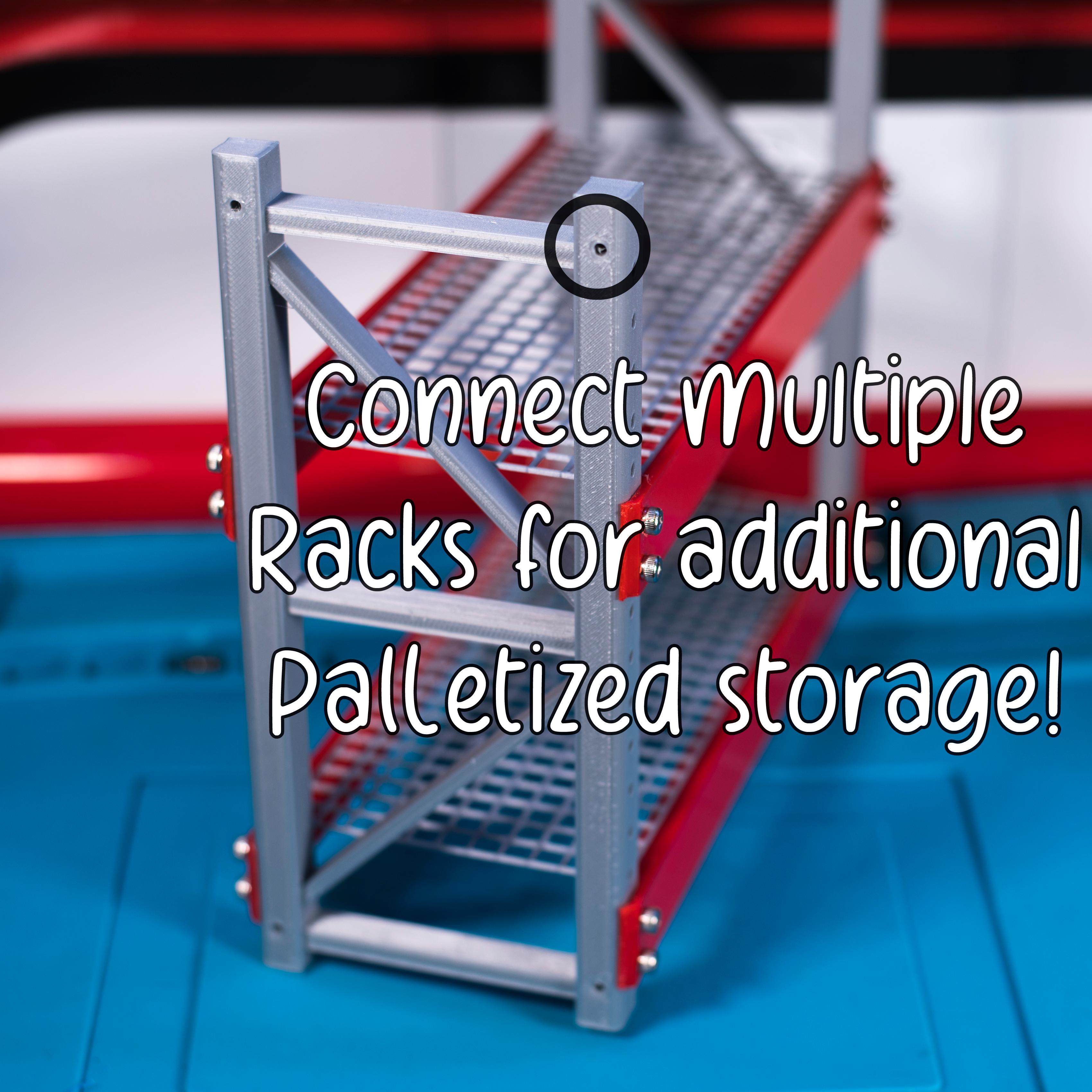 Post-It Pallet Storage Rack 3d model