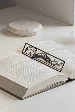 Moon And Bird Bookmark, Creativity Bookmark, Gift Idea 3d model