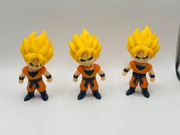 Super Saiyan Goku Flexi 3d model