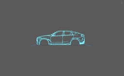 BMW - X6 G06 2020 Wall Art 3d model