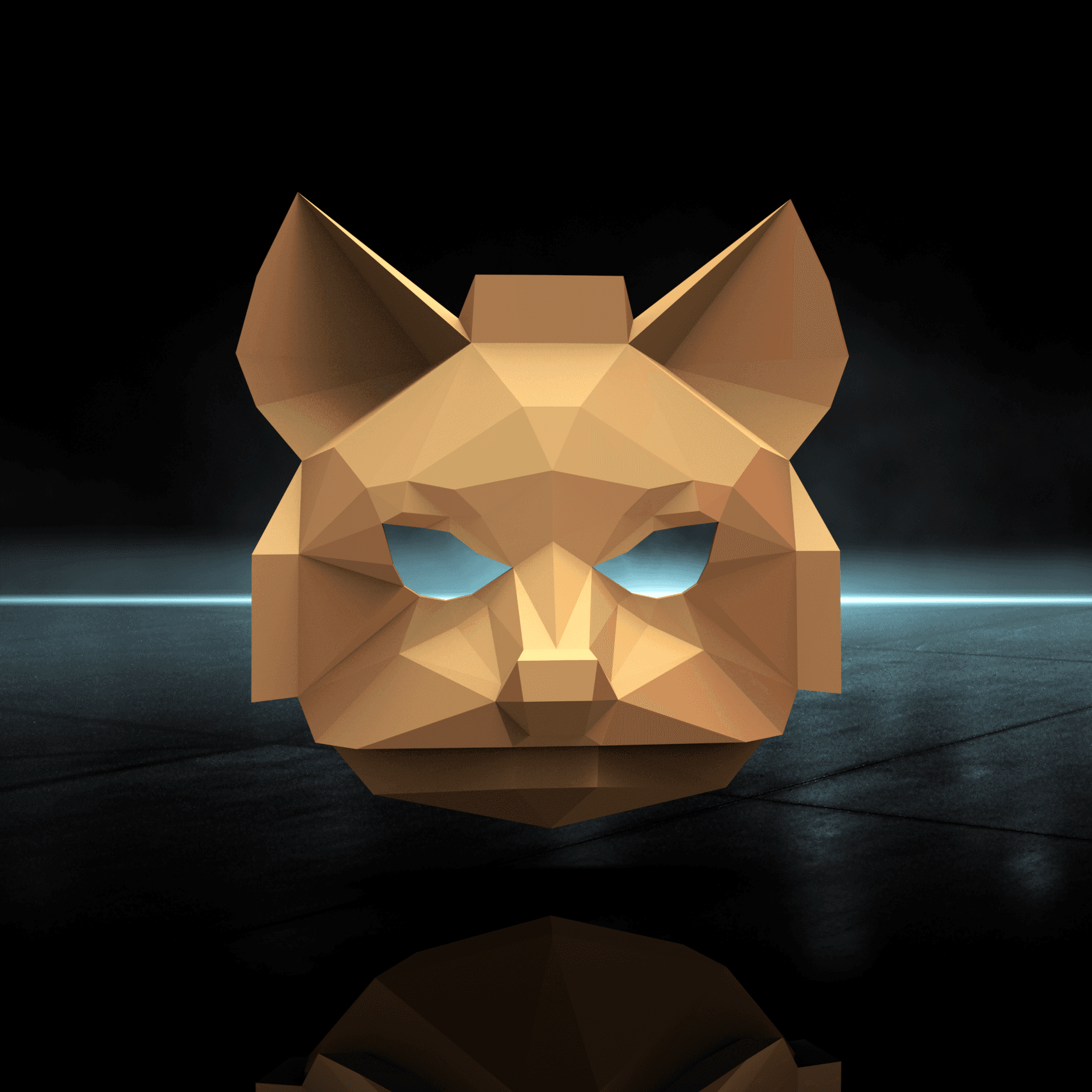 Fox McCloud Mask -"Retro" (Sculptober Day 11) 3d model