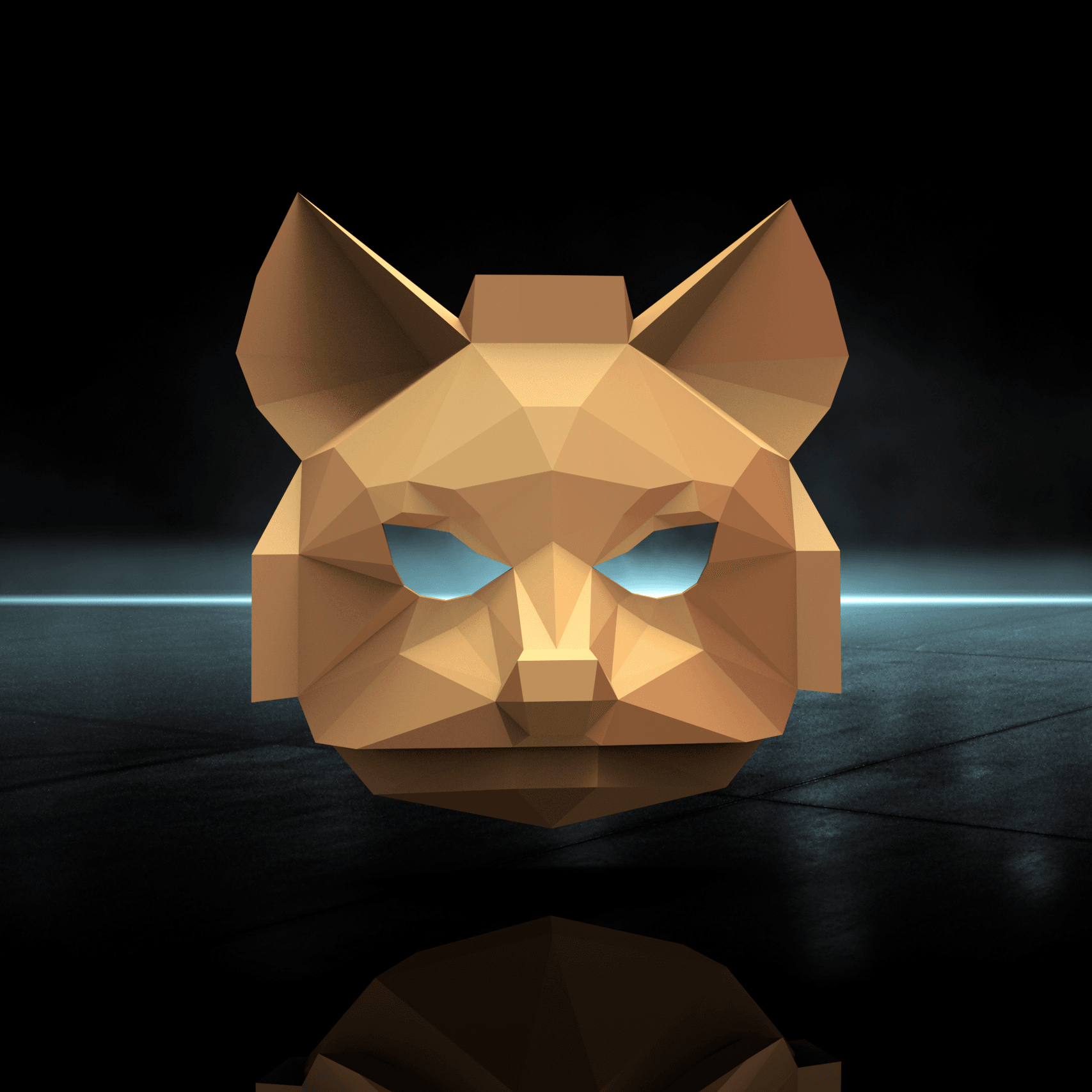 Fox McCloud Mask -"Retro" (Sculptober Day 11) 3d model