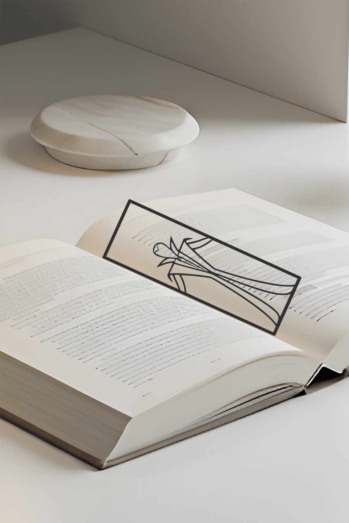 Vampire Bookmark, Creative Bookmark, Gift Idea 3d model