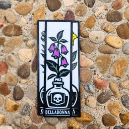 Poison Garden Bookmark STL Set – Oleander, Belladonna & Datura 3d model