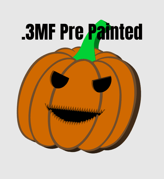 .3MF Chompy pumpkin coaster/decoration 3d model