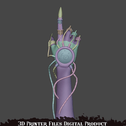 Fantasy Markiona, Puppeteer of Death Gauntlet and Accessories from Lies of P Overture 3d model