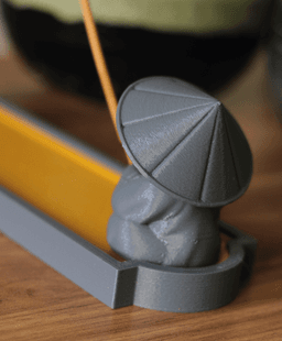 Asian Fisherman - Incense Holder 3d model