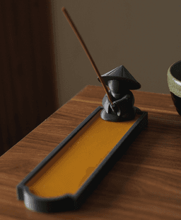 Asian Fisherman - Incense Holder 3d model