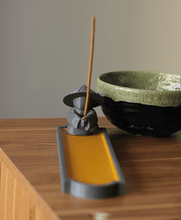 Asian Fisherman - Incense Holder 3d model