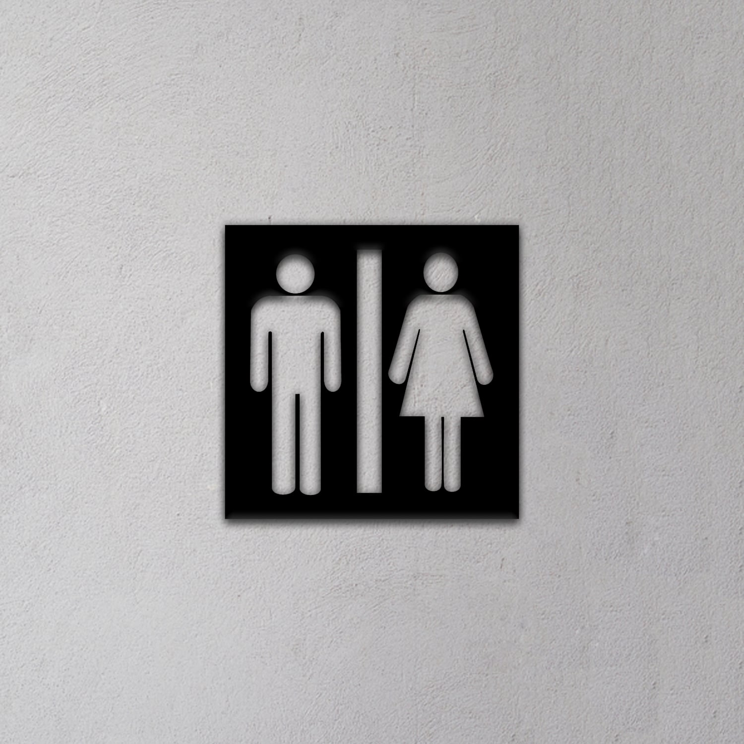 Toilet Sign 3d model