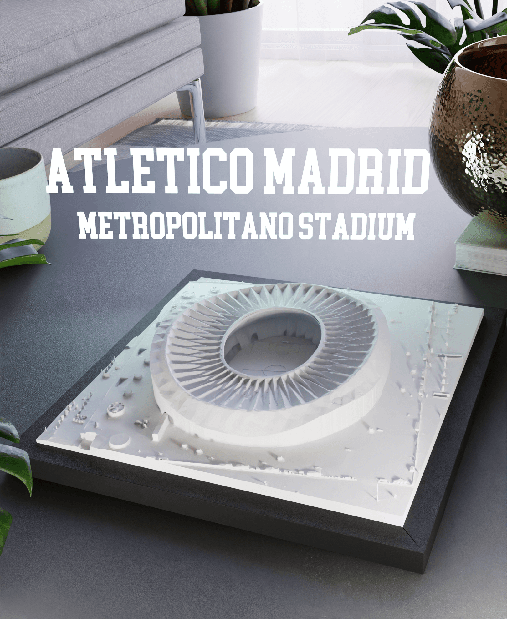 Atletico Madrid - Metropolitano Stadium 3d model