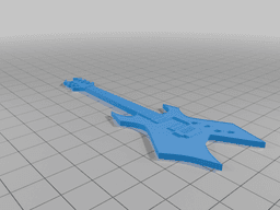 Mini Guitar Decorations 3d model