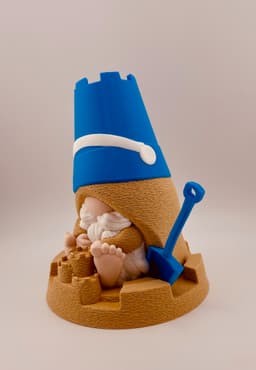 Sand Castle Gnome 3d model