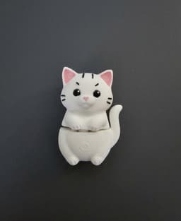 Cat flexi and fridge magnet 3d model