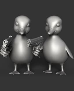 Duck Threat - (Free) 3d model