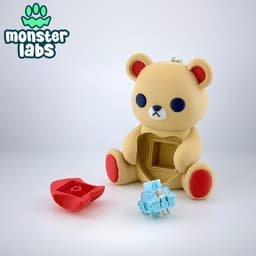 Valentine's Day Plushie Fidget Clicker Keychains 3d model
