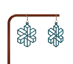 Cute keychain / earrings 3d model