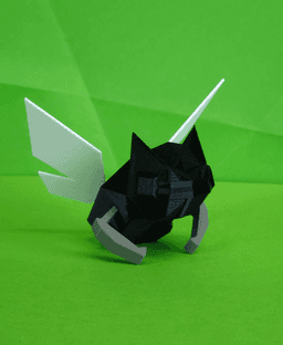 Ninjask Low Poly Pokemon 3d model