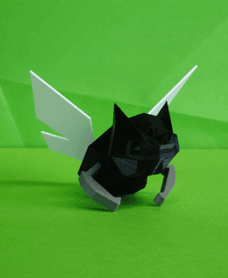 Ninjask Low Poly Pokemon 3d model
