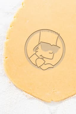Simpsons Cookie Cutter, Biscuit Cutter 3d model