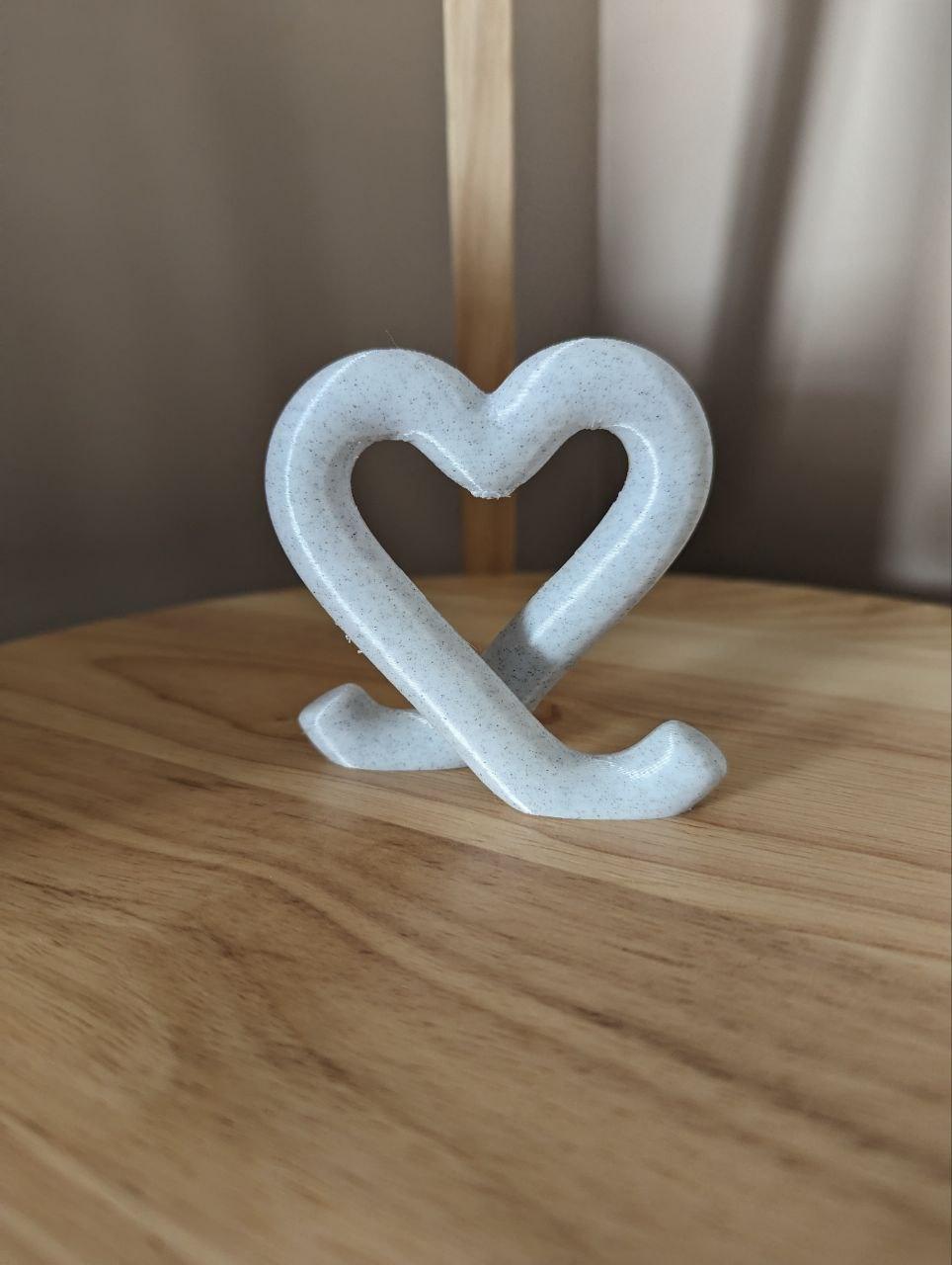 Beautiful Abstract Heart Ornament 3d model
