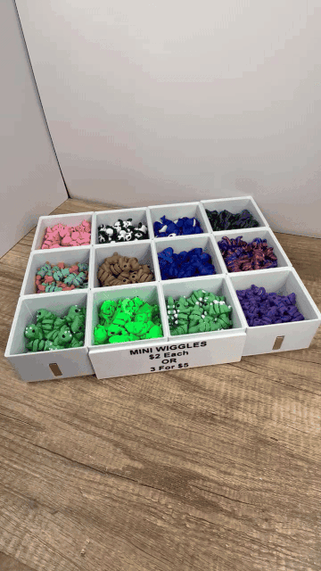 Sales Display Modular Trays 3d model
