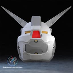 RX-78-2 Mecha Helmet 3D Printer File STL 3d model
